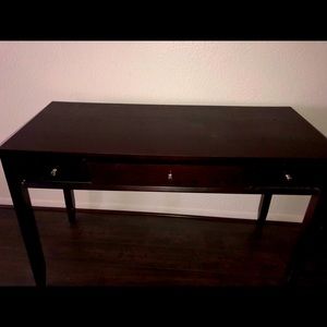Sofa Table, desk tables, 2 end tables & 1 lamp